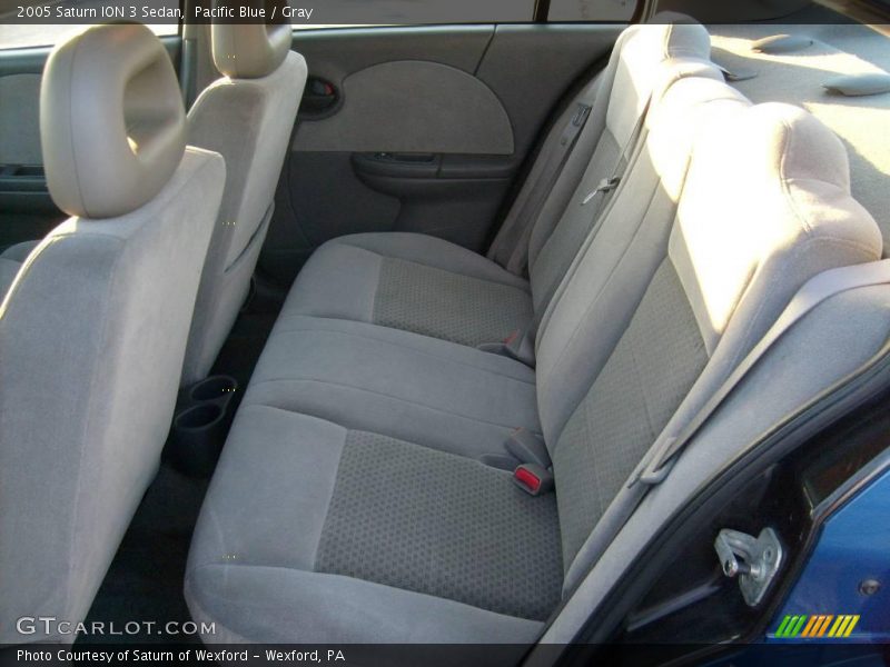 Pacific Blue / Gray 2005 Saturn ION 3 Sedan