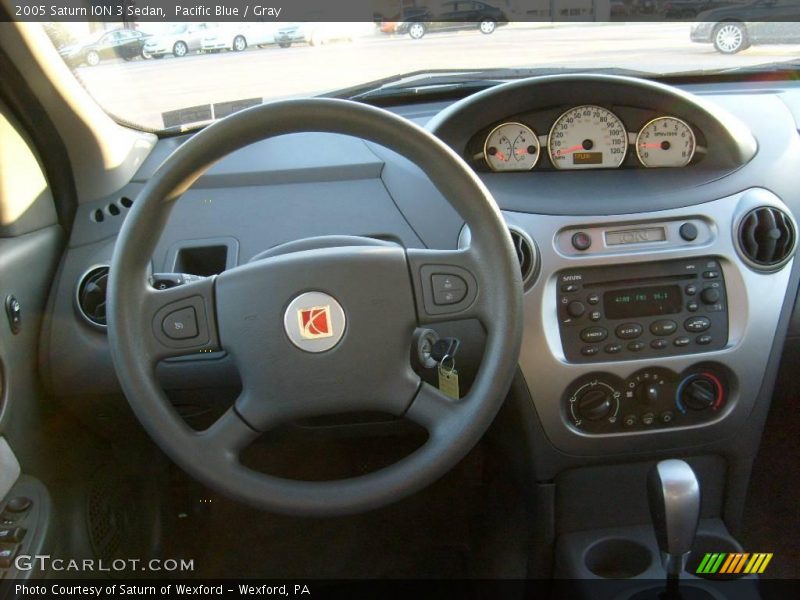 Pacific Blue / Gray 2005 Saturn ION 3 Sedan
