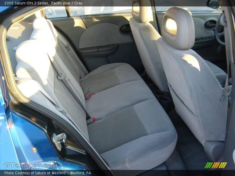 Pacific Blue / Gray 2005 Saturn ION 3 Sedan