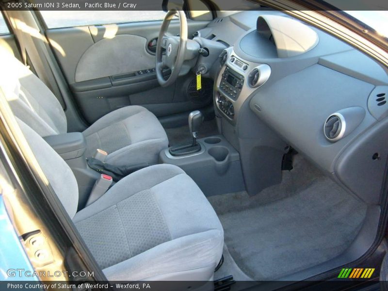 Pacific Blue / Gray 2005 Saturn ION 3 Sedan
