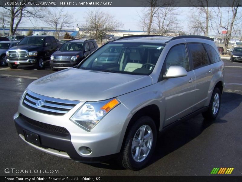 Majestic Silver Metallic / Grey 2008 Suzuki XL7 Luxury AWD