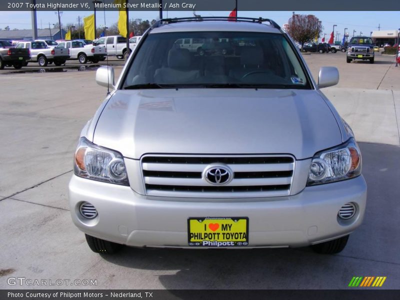 Millenium Silver Metallic / Ash Gray 2007 Toyota Highlander V6