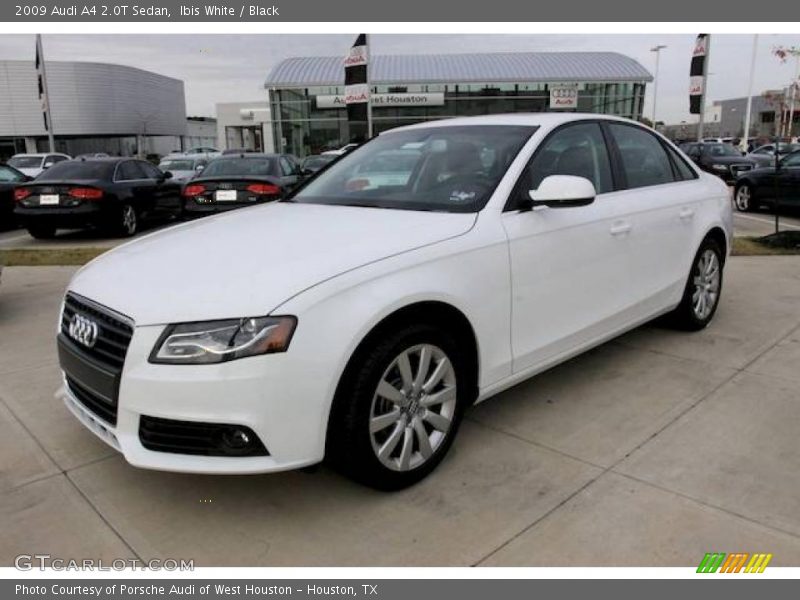 Ibis White / Black 2009 Audi A4 2.0T Sedan