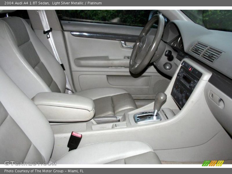 Light Silver Metallic / Platinum 2004 Audi A4 1.8T Sedan