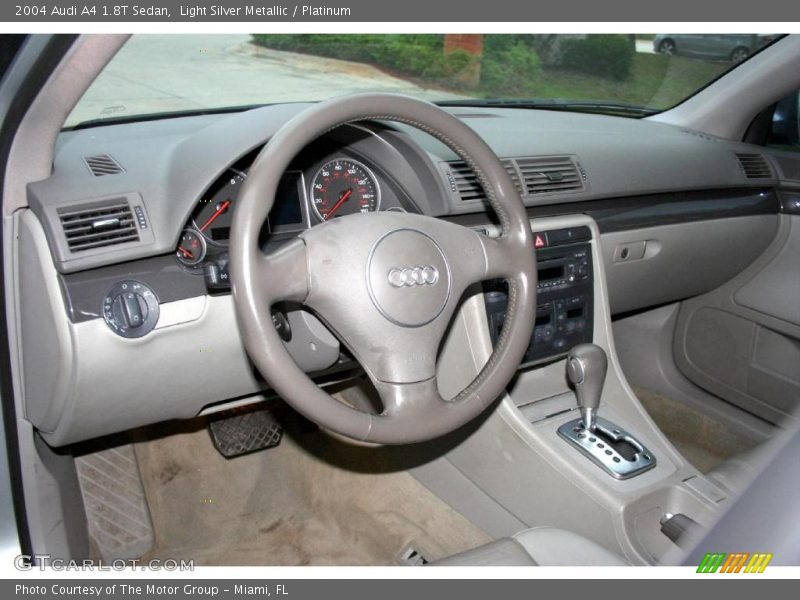 Light Silver Metallic / Platinum 2004 Audi A4 1.8T Sedan