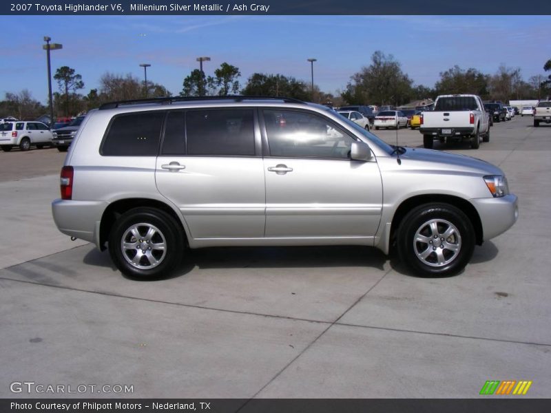 Millenium Silver Metallic / Ash Gray 2007 Toyota Highlander V6