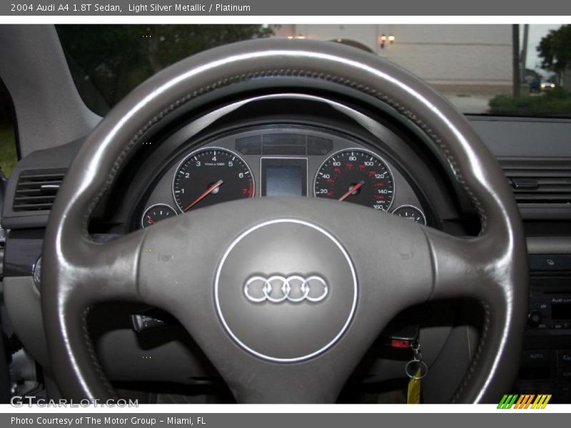 Light Silver Metallic / Platinum 2004 Audi A4 1.8T Sedan