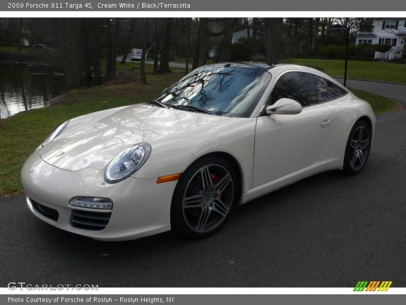 Cream White / Black/Terracotta 2009 Porsche 911 Targa 4S