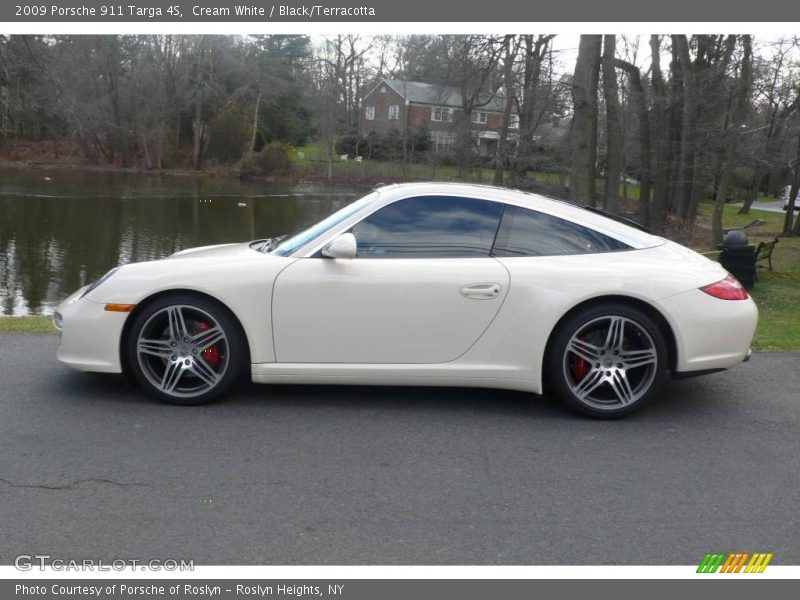 Cream White / Black/Terracotta 2009 Porsche 911 Targa 4S