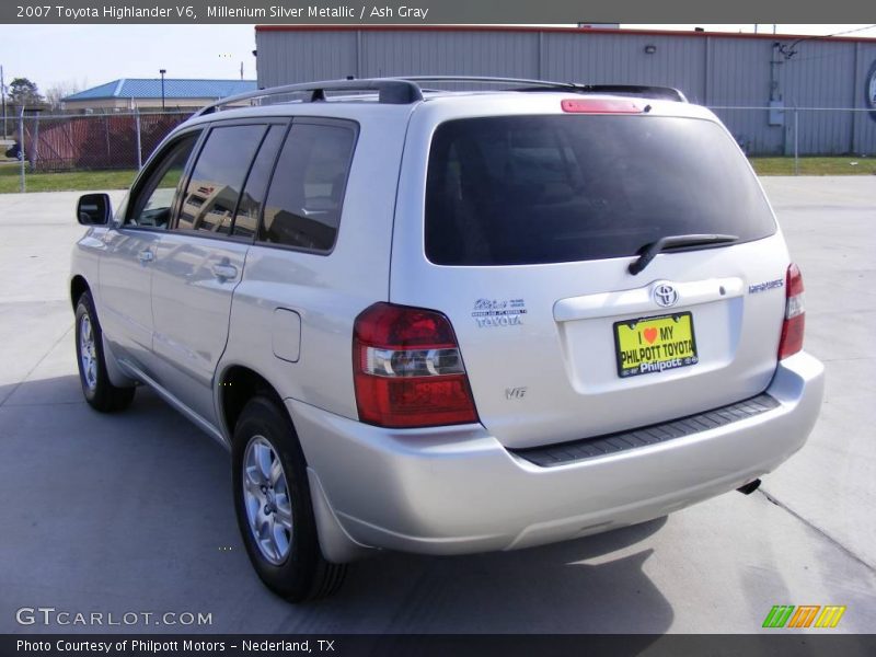 Millenium Silver Metallic / Ash Gray 2007 Toyota Highlander V6