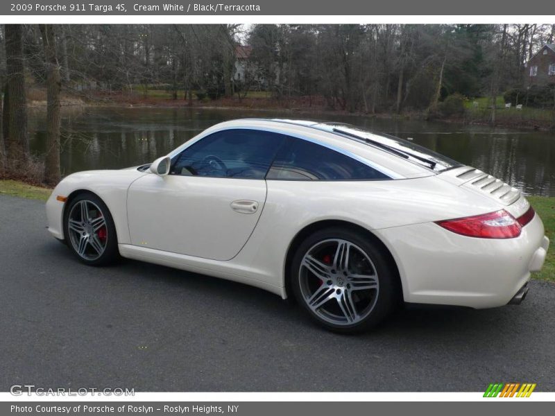 Cream White / Black/Terracotta 2009 Porsche 911 Targa 4S