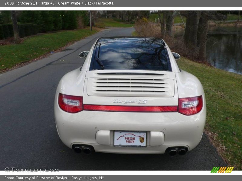 Cream White / Black/Terracotta 2009 Porsche 911 Targa 4S