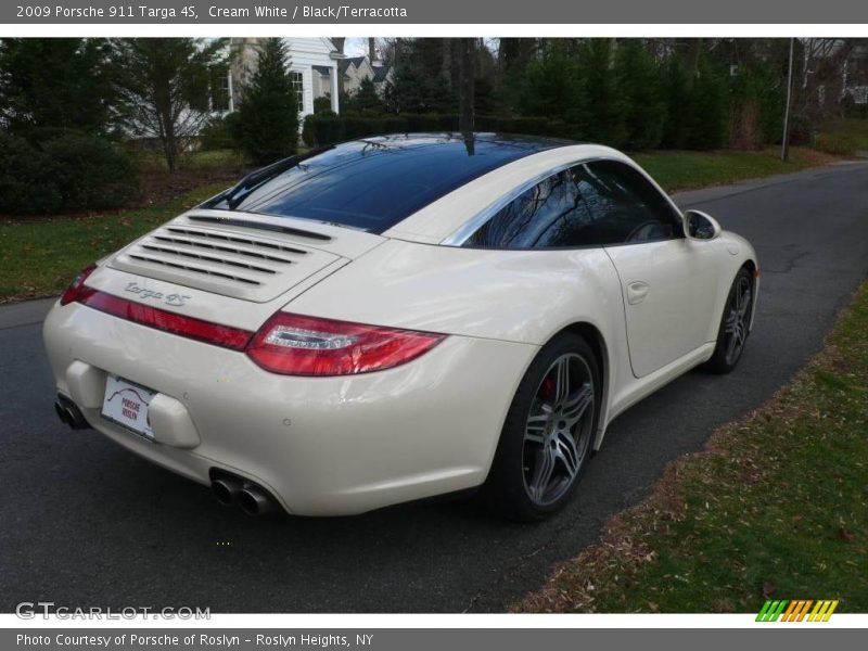 Cream White / Black/Terracotta 2009 Porsche 911 Targa 4S