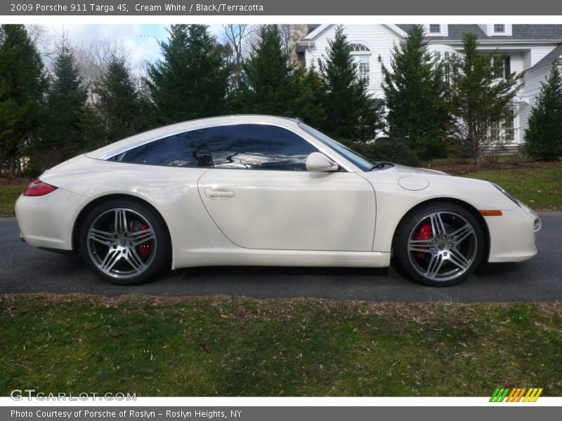 Cream White / Black/Terracotta 2009 Porsche 911 Targa 4S