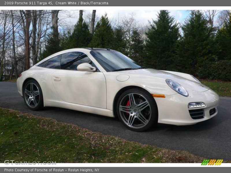 Cream White / Black/Terracotta 2009 Porsche 911 Targa 4S