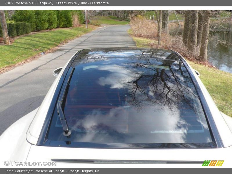 Cream White / Black/Terracotta 2009 Porsche 911 Targa 4S