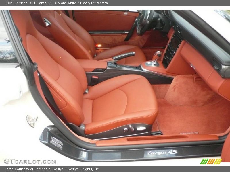 Cream White / Black/Terracotta 2009 Porsche 911 Targa 4S