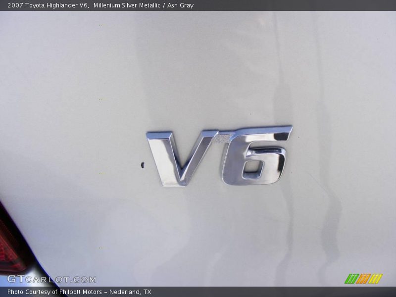 Millenium Silver Metallic / Ash Gray 2007 Toyota Highlander V6