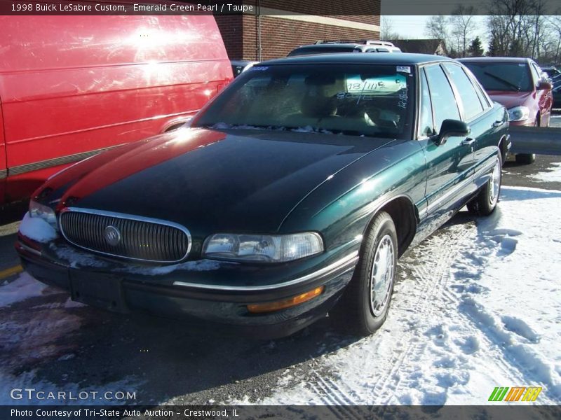 Emerald Green Pearl / Taupe 1998 Buick LeSabre Custom