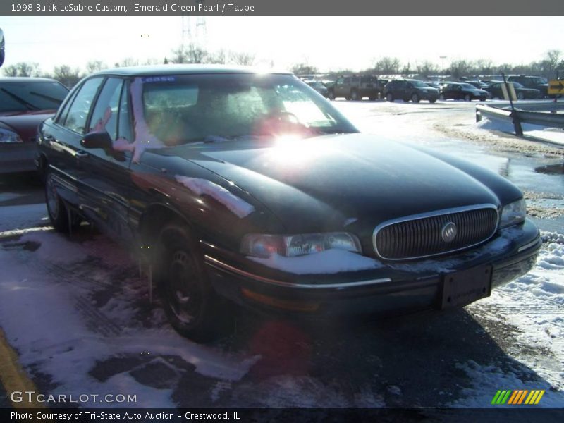 Emerald Green Pearl / Taupe 1998 Buick LeSabre Custom