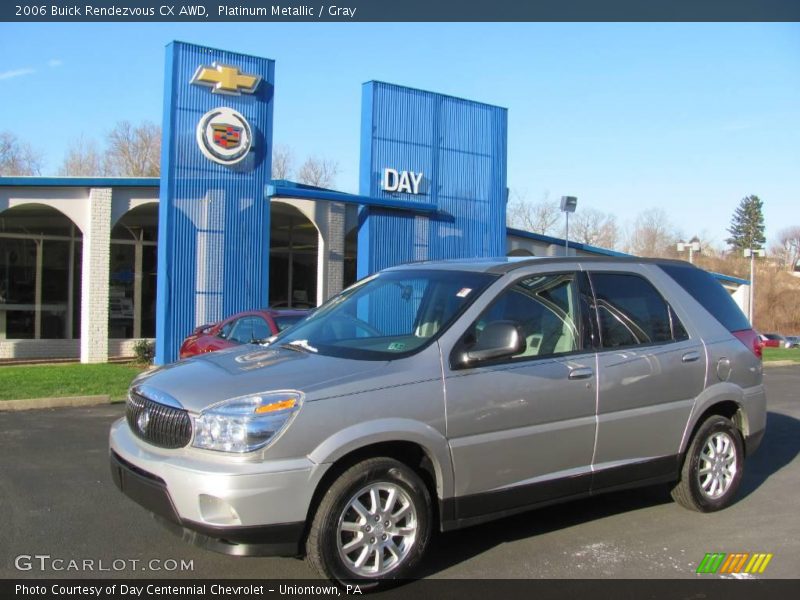 Platinum Metallic / Gray 2006 Buick Rendezvous CX AWD