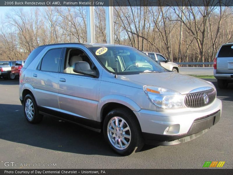 Platinum Metallic / Gray 2006 Buick Rendezvous CX AWD