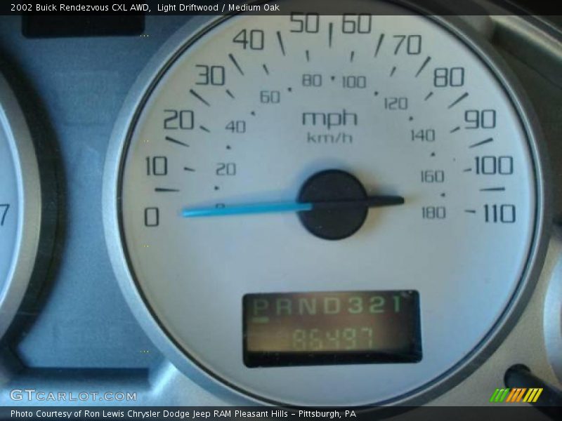 Light Driftwood / Medium Oak 2002 Buick Rendezvous CXL AWD