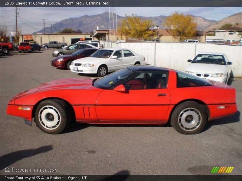 Bright Red / Carmine Red 1985 Chevrolet Corvette Coupe