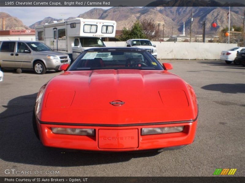 Bright Red / Carmine Red 1985 Chevrolet Corvette Coupe
