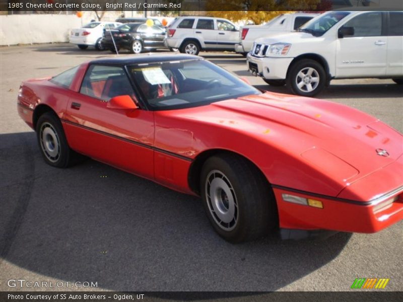 Bright Red / Carmine Red 1985 Chevrolet Corvette Coupe