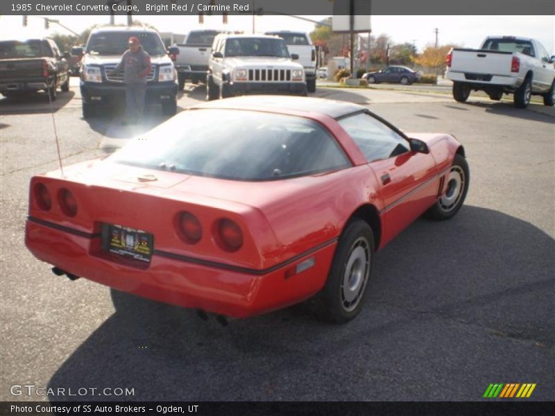 Bright Red / Carmine Red 1985 Chevrolet Corvette Coupe