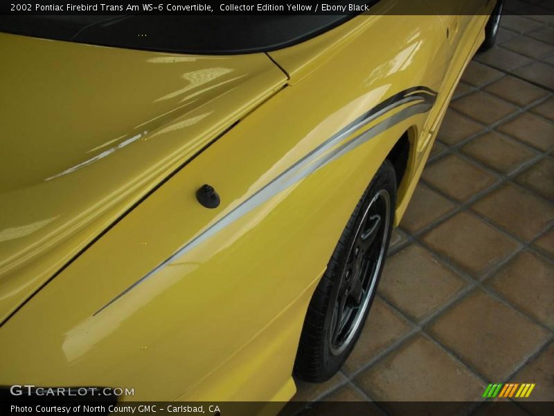 Collector Edition Yellow / Ebony Black 2002 Pontiac Firebird Trans Am WS-6 Convertible