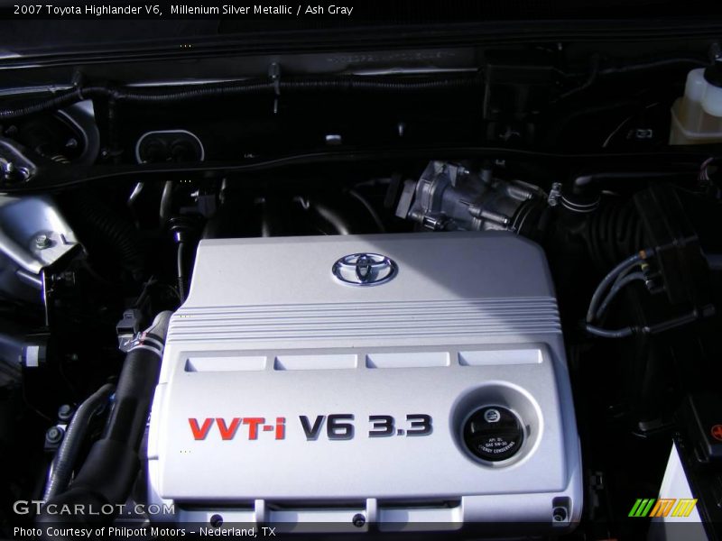 Millenium Silver Metallic / Ash Gray 2007 Toyota Highlander V6