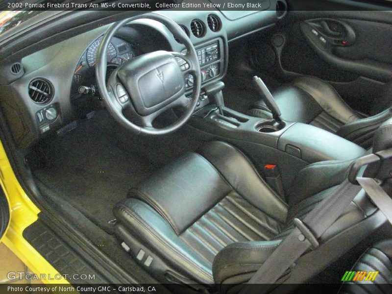 Collector Edition Yellow / Ebony Black 2002 Pontiac Firebird Trans Am WS-6 Convertible