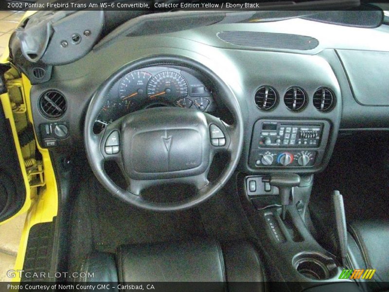 Collector Edition Yellow / Ebony Black 2002 Pontiac Firebird Trans Am WS-6 Convertible