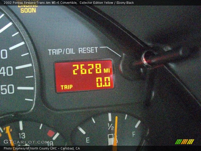 Collector Edition Yellow / Ebony Black 2002 Pontiac Firebird Trans Am WS-6 Convertible