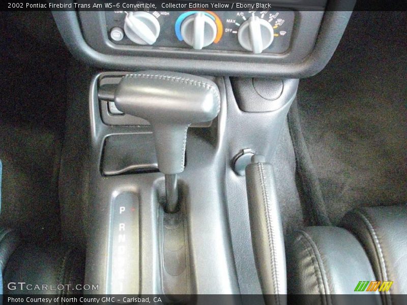 Collector Edition Yellow / Ebony Black 2002 Pontiac Firebird Trans Am WS-6 Convertible