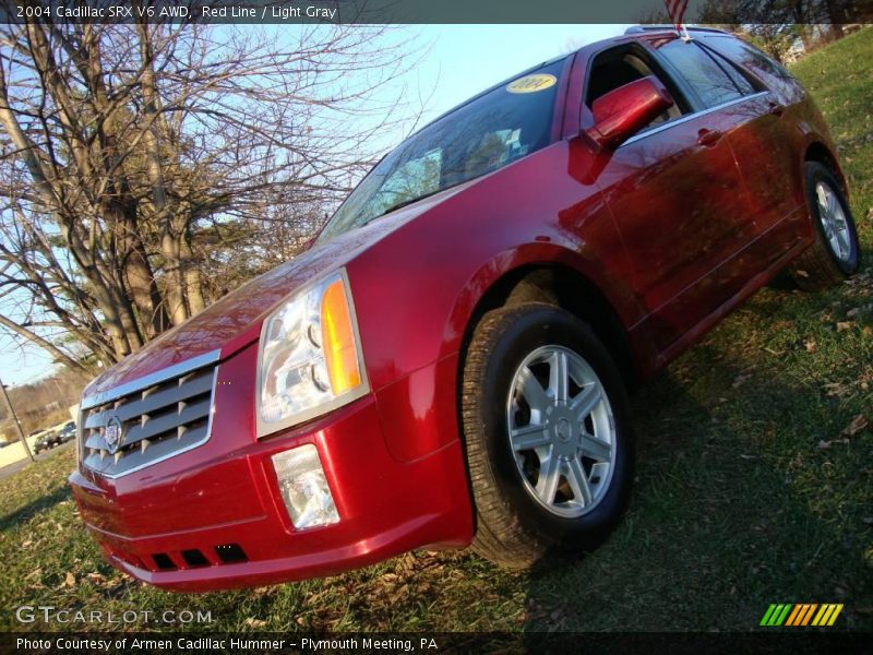 Red Line / Light Gray 2004 Cadillac SRX V6 AWD