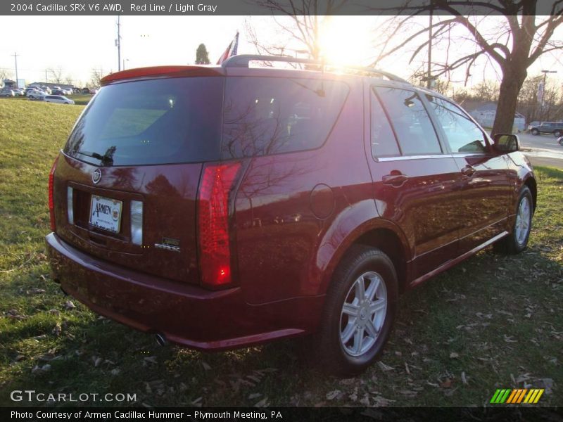Red Line / Light Gray 2004 Cadillac SRX V6 AWD