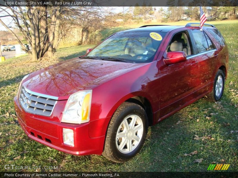 Red Line / Light Gray 2004 Cadillac SRX V6 AWD