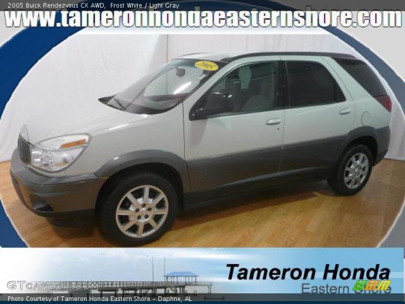 Frost White / Light Gray 2005 Buick Rendezvous CX AWD