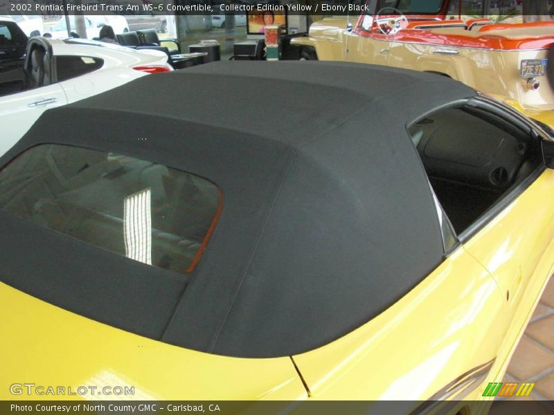 Collector Edition Yellow / Ebony Black 2002 Pontiac Firebird Trans Am WS-6 Convertible