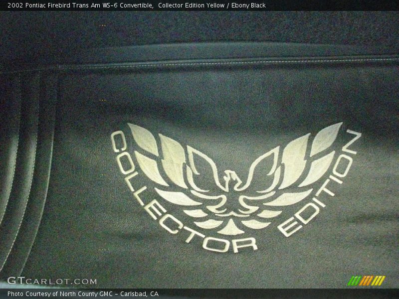 Collector Edition Yellow / Ebony Black 2002 Pontiac Firebird Trans Am WS-6 Convertible