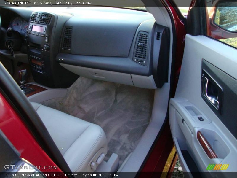 Red Line / Light Gray 2004 Cadillac SRX V6 AWD