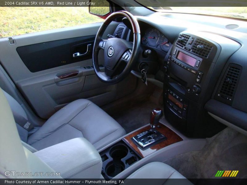 Red Line / Light Gray 2004 Cadillac SRX V6 AWD
