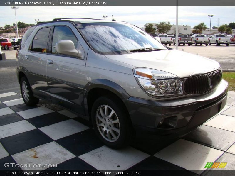 Platinum Metallic / Light Gray 2005 Buick Rendezvous CXL