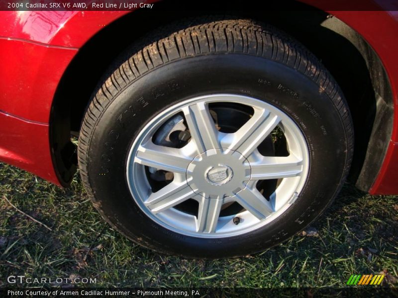 Red Line / Light Gray 2004 Cadillac SRX V6 AWD