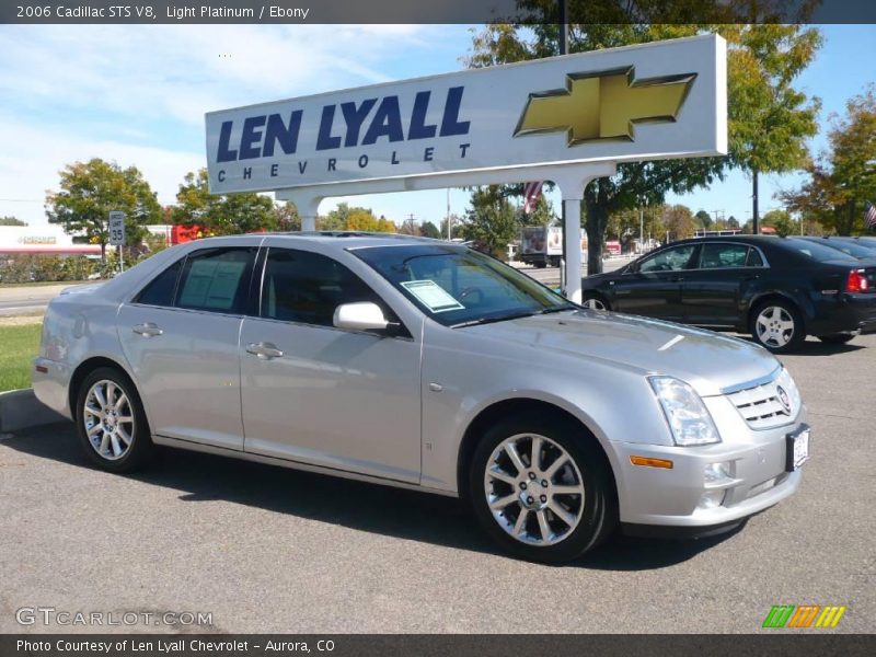 Light Platinum / Ebony 2006 Cadillac STS V8