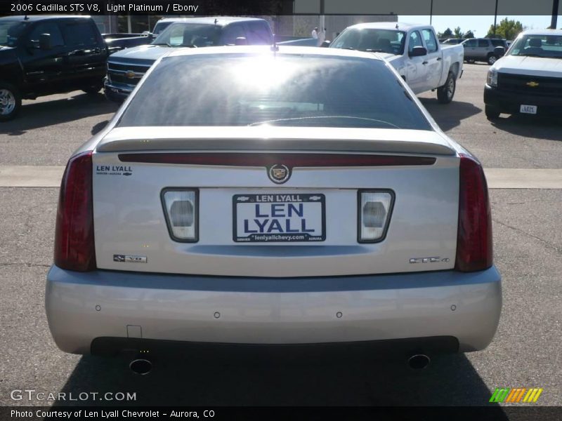 Light Platinum / Ebony 2006 Cadillac STS V8