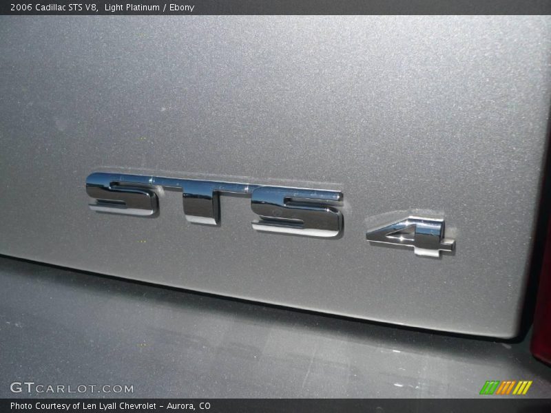 Light Platinum / Ebony 2006 Cadillac STS V8